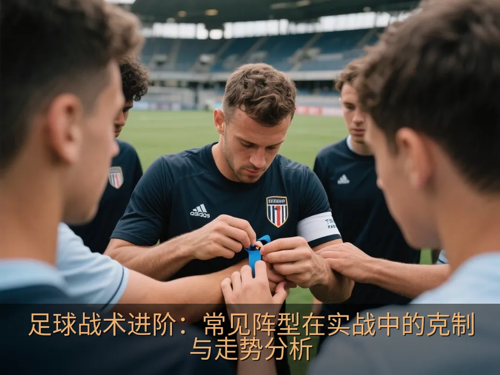 足球场俯视图与现代战术运行动向线